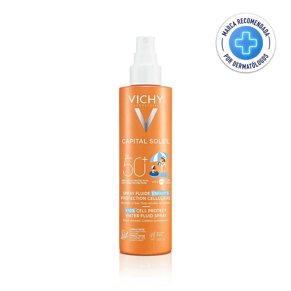Bloqueador Spray Niños Capital Soleil Fps 50+ 200ml Vichy